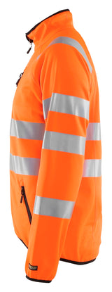 Blåkläder 4926 Dame High Vis Softshell Jakke produktbillede med tryk