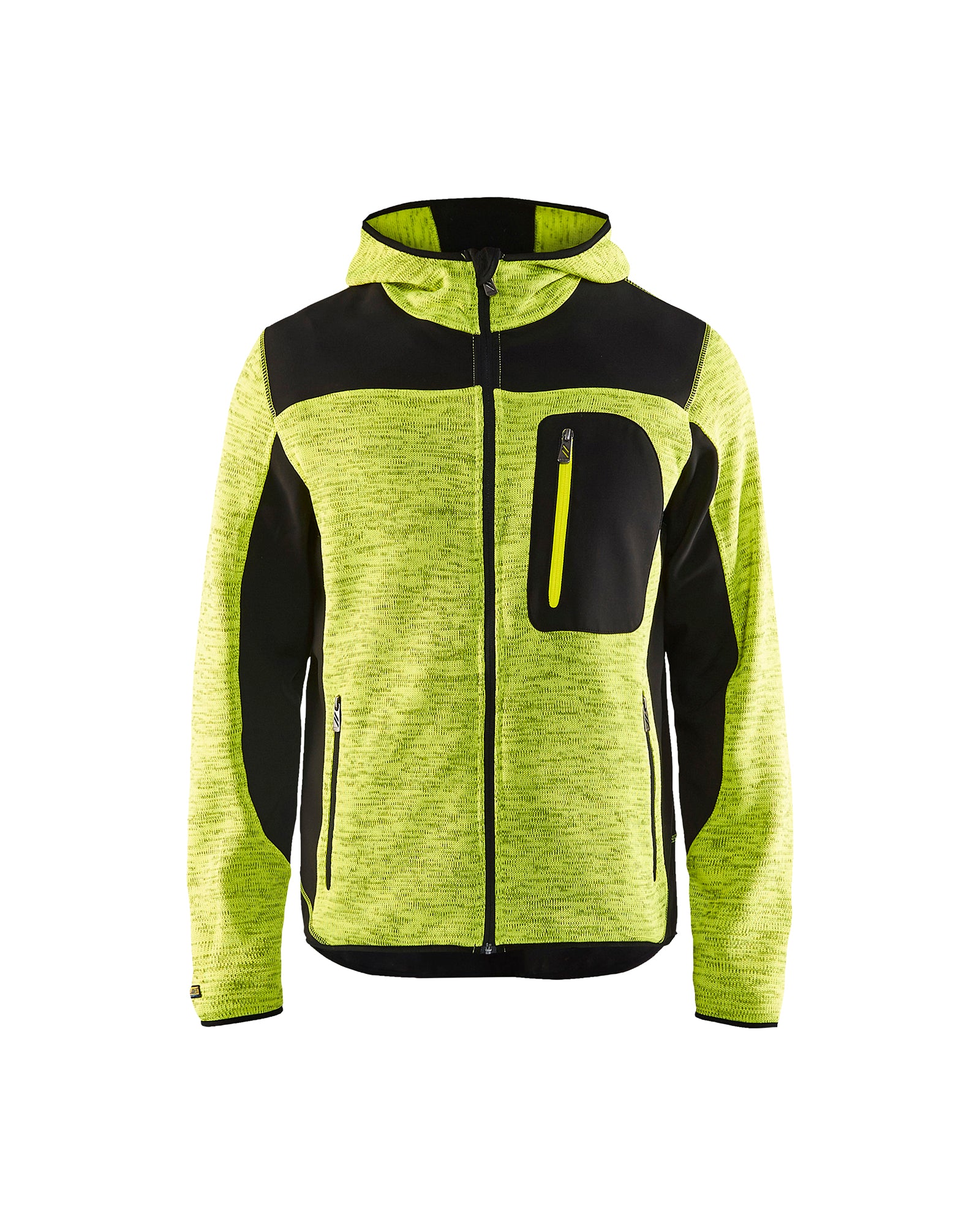 Blåkläder Strikket jakke med softshell