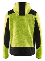 Blåkläder 4930 Strikket jakke med softshell produktbillede med logo