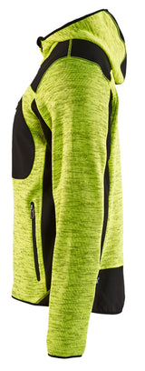 Blåkläder 4930 Strikket jakke med softshell produktfoto med tryk