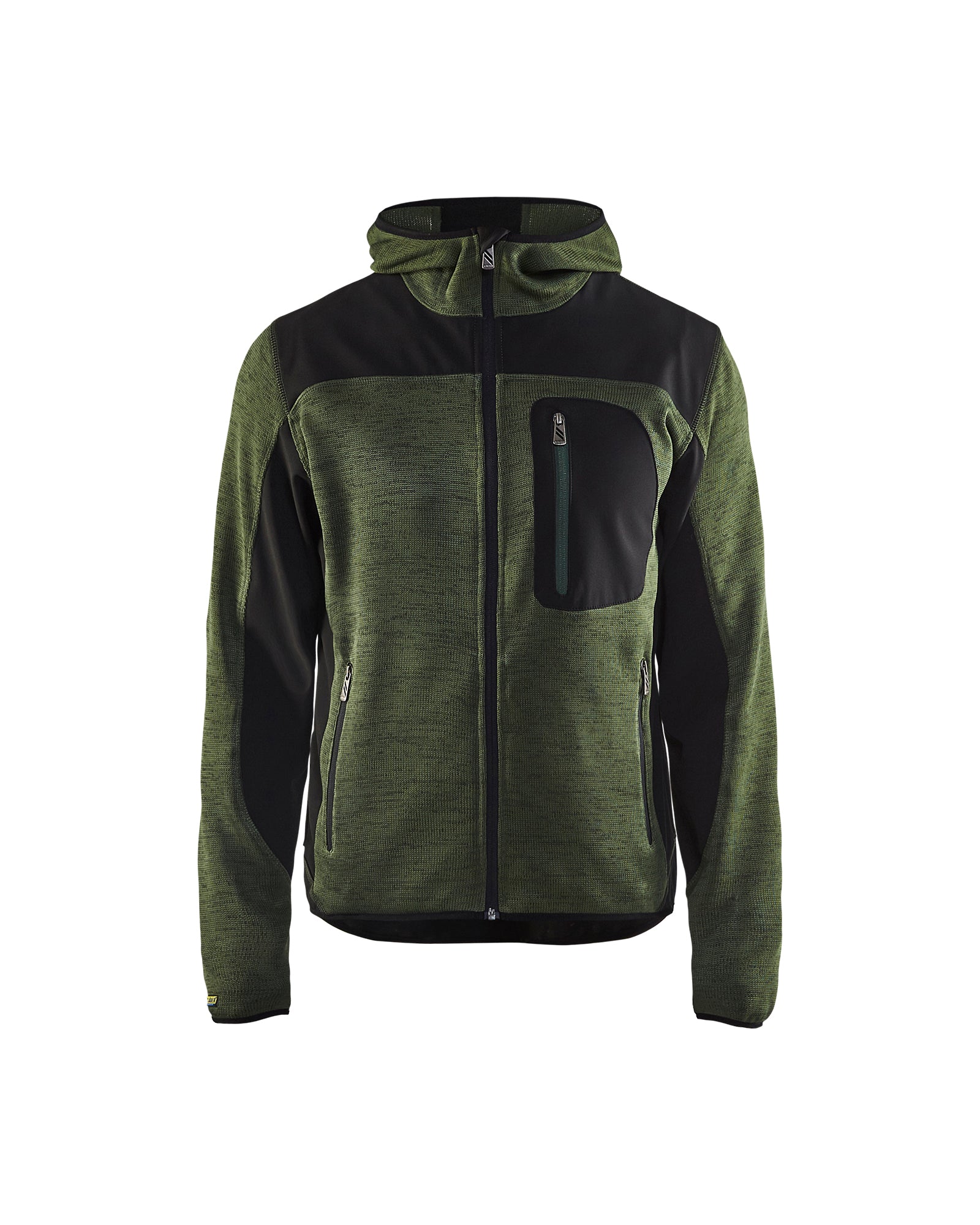 Blåkläder Strikket jakke med softshell