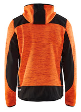 Blåkläder 4930 Strikket jakke med softshell materiale med logo