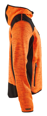 Blåkläder 4930 Strikket jakke med softshell produktbillede til broderi