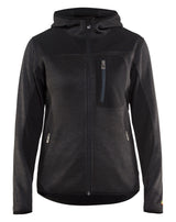Blåkläder 4931 Dame Strikket jakke med softshell med tryk eller logo – arbejdstøj og firmatøj