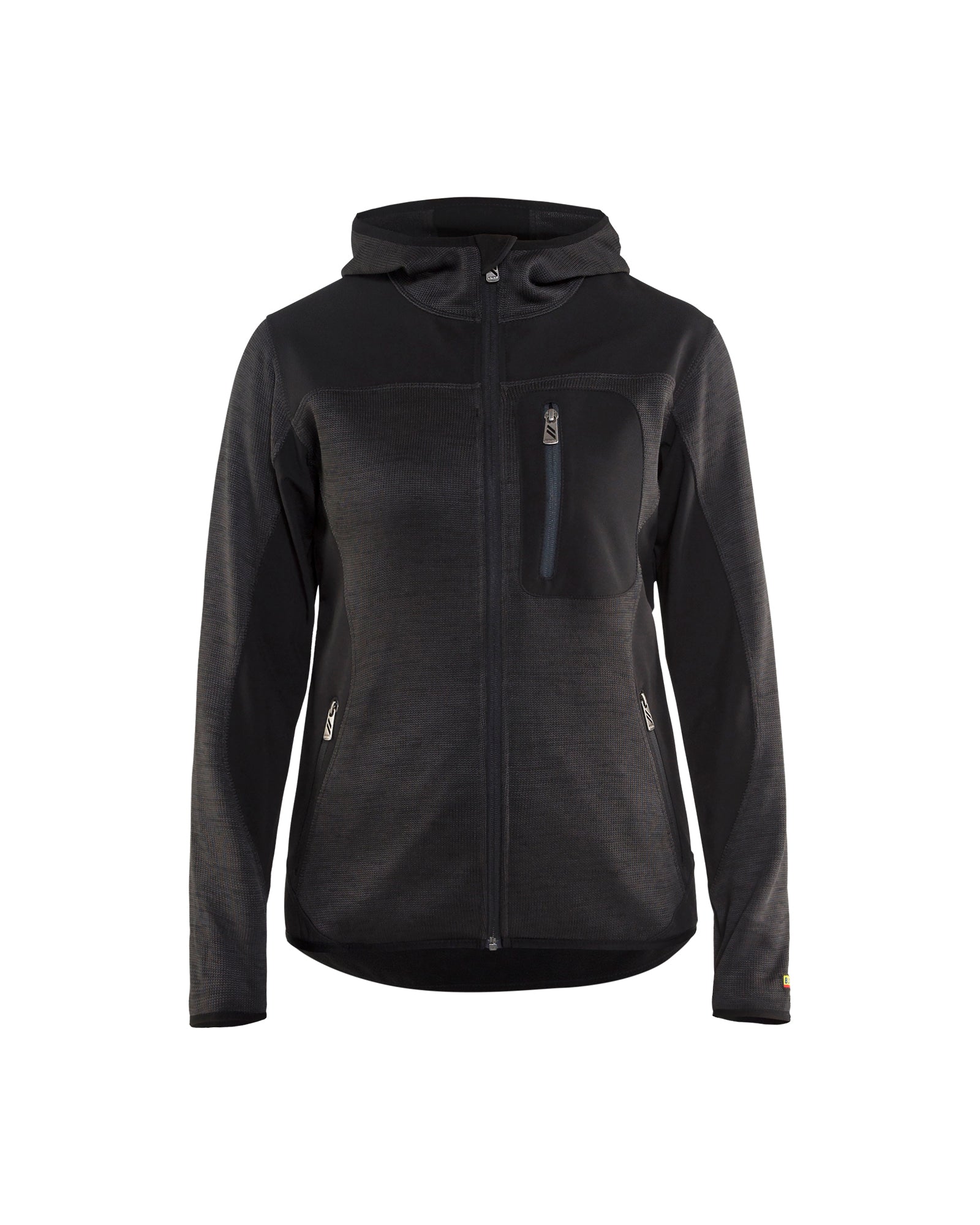 Blåkläder Dame Strikket jakke med softshell