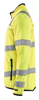 Blåkläder 4941 High Vis Microfleece Jakke produktfoto med tryk