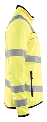 Blåkläder 4941 High Vis Microfleece Jakke detalje til broderi