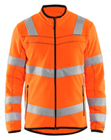 Blåkläder 4941 High Vis Microfleece Jakke materiale med firmalogo