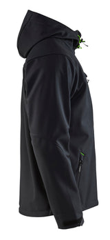 Blåkläder 4949 Softshell Jakke med hætte detalje til broderi