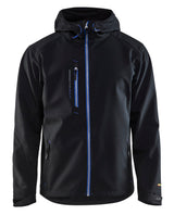 Blåkläder 4949 Softshell Jakke med hætte detalje med firmalogo