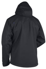 Blåkläder 4949 Softshell Jakke med hætte materiale med logo