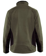 Blåkläder 4950 Softshell Jakke nærbillede med logo
