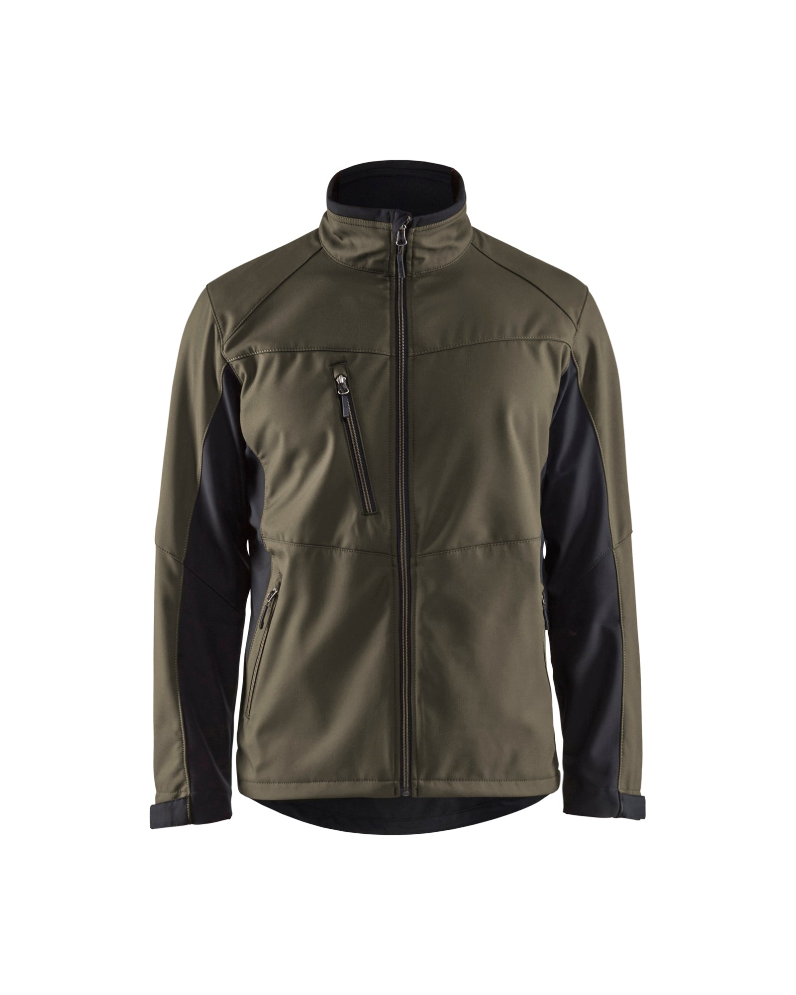 Blåkläder 4950 Softshell Jakke, Olivengrøn/Sort
