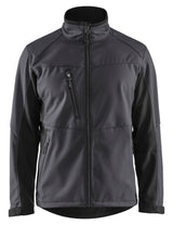 Blåkläder 4950 Softshell Jakke detalje med firmalogo