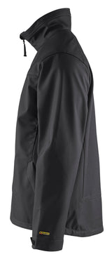 Blåkläder 4951 Softshell jakke produktfoto med tryk