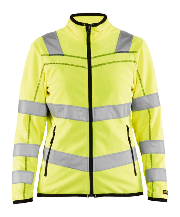 Blåkläder 4966 Dame High Vis Microfleece Jakke med tryk eller logo – arbejdstøj og firmatøj