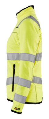 Blåkläder 4966 Dame High Vis Microfleece Jakke produktfoto med tryk