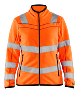 Blåkläder 4966 Dame High Vis Microfleece Jakke materiale med firmalogo