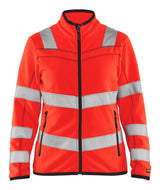 Blåkläder 4966 Dame High Vis Microfleece Jakke detalje med firmalogo