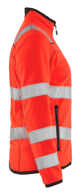 Blåkläder 4966 Dame High Vis Microfleece Jakke produktbillede til broderi