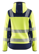 Blåkläder 4967 Dame High Vis Strikket Softshell Jakke produktbillede med logo