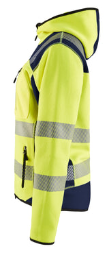 Blåkläder 4967 Dame High Vis Strikket Softshell Jakke produktfoto med tryk