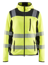 Blåkläder 4967 Dame High Vis Strikket Softshell Jakke materiale med firmalogo