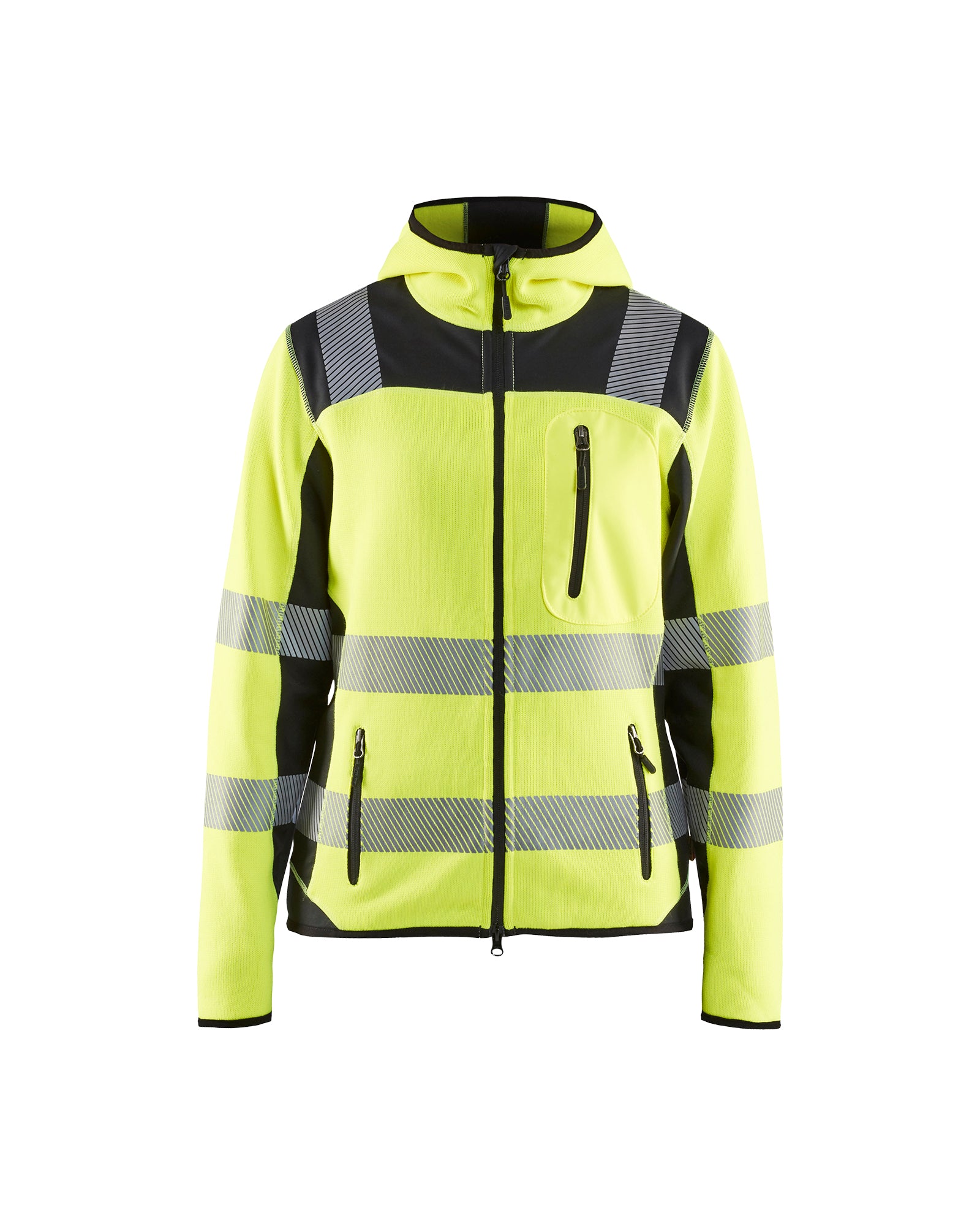 Blåkläder Dame High Vis Strikket Softshell Jakke