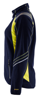 Blåkläder 4973 Dame Microfleece Jakke produktfoto med tryk