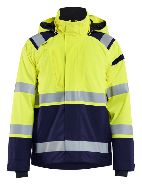 Blåkläder 4987 High Vis Skaljakke med tryk eller logo – arbejdstøj og firmatøj