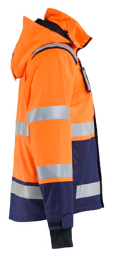 Blåkläder 4987 High Vis Skaljakke produktbillede til broderi