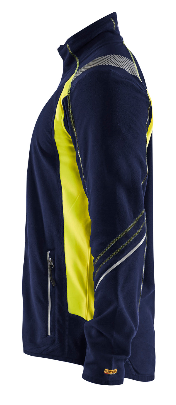 Blåkläder 4993 Microfleece Jakke med tryk eller logo – arbejdstøj og firmatøj