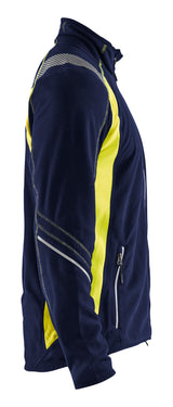 Blåkläder 4993 Microfleece Jakke produktbillede med logo