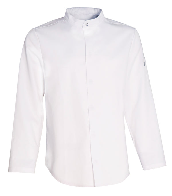 NYBO Workwear 501018 Unisex kokkejakke med lange ærmer med tryk eller logo – arbejdstøj og firmatøj