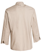 NYBO Workwear 501021 Kokkejakke L/S produktfoto med tryk