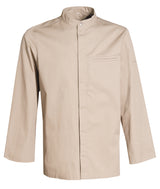 NYBO Workwear 501021 Kokkejakke L/S materiale med firmalogo
