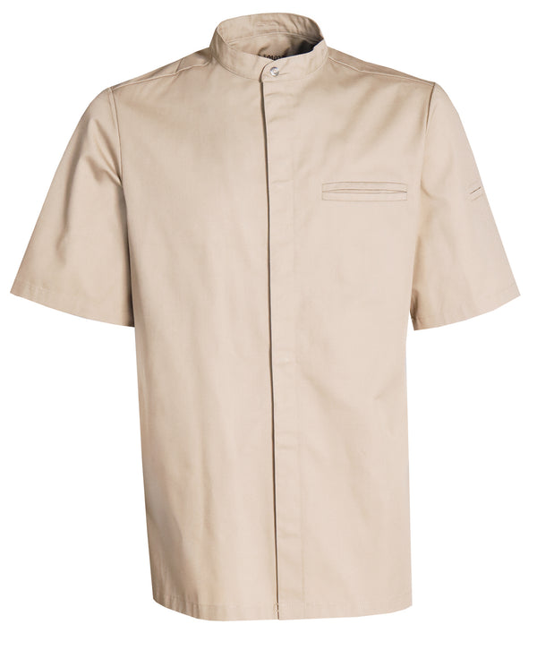 NYBO Workwear 501022 Kokkejakke S/S med tryk eller logo – arbejdstøj og firmatøj