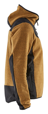 Blåkläder 5940 Strikket Jakke med Softshell detalje til broderi