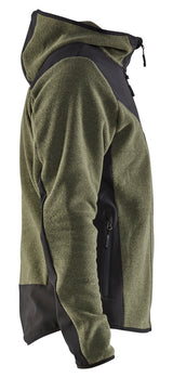 Blåkläder 5940 Strikket Jakke med Softshell produktfoto til broderi