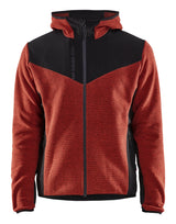 Blåkläder 5940 Strikket Jakke med Softshell detalje med firmalogo