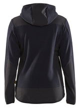 Blåkläder 5941 Dame Strikket Jakke med softshell produktbillede med logo