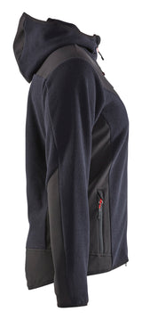 Blåkläder 5941 Dame Strikket Jakke med softshell detalje til broderi