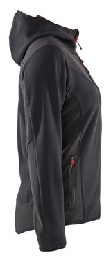 Blåkläder 5941 Dame Strikket Jakke med softshell produktfoto til broderi