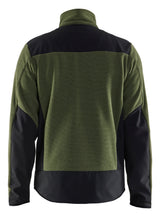 Blåkläder 5942 Strikket Jakke med Softshell produktbillede med logo