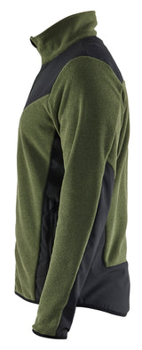 Blåkläder 5942 Strikket Jakke med Softshell produktfoto med tryk