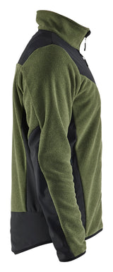 Blåkläder 5942 Strikket Jakke med Softshell detalje til broderi