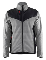 Blåkläder 5942 Strikket Jakke med Softshell detalje med firmalogo