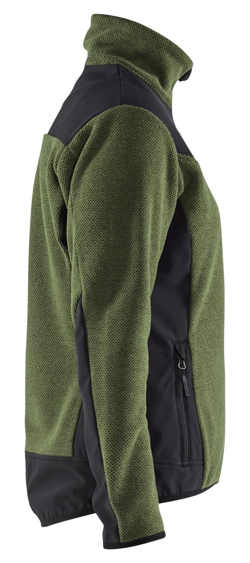 Dame Strikket jakke med Softshell