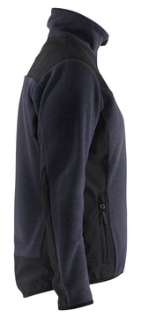 Blåkläder 5943 Dame Strikket jakke med Softshell produktfoto til broderi