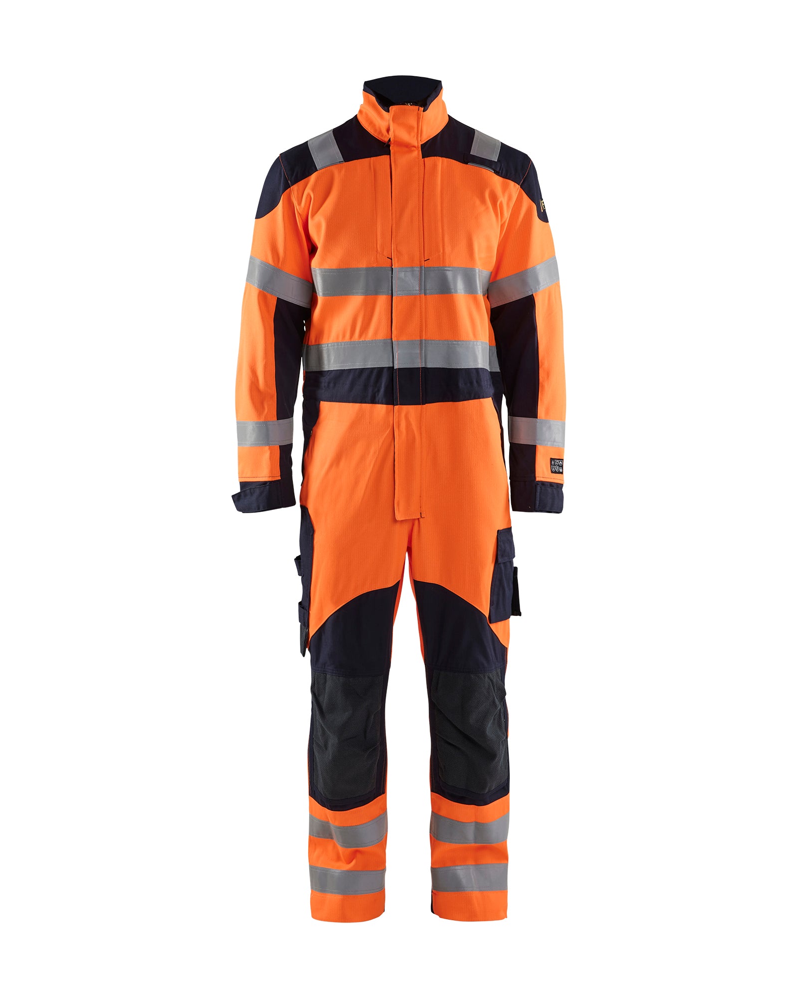 Blåkläder 6089 Multinorm Kedeldragt Inherent, High Vis Orange/Marineblå